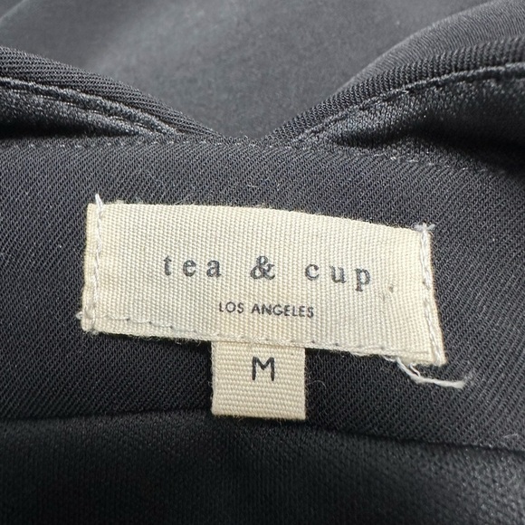 Tea & Cup Coquette Open Back Bow Mini Dress Sz M - Picture 13 of 14